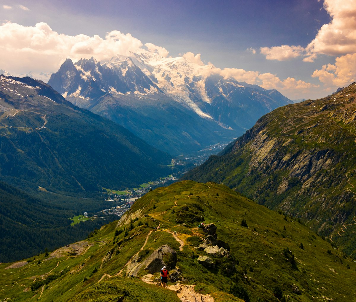 French Alps summer hiking trails