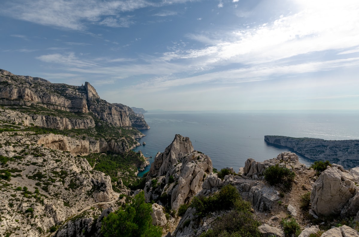 Calanques National Park turquoise waters