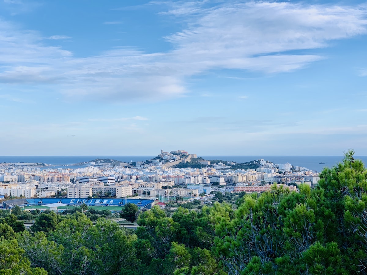 Ibiza beach and turquoise water