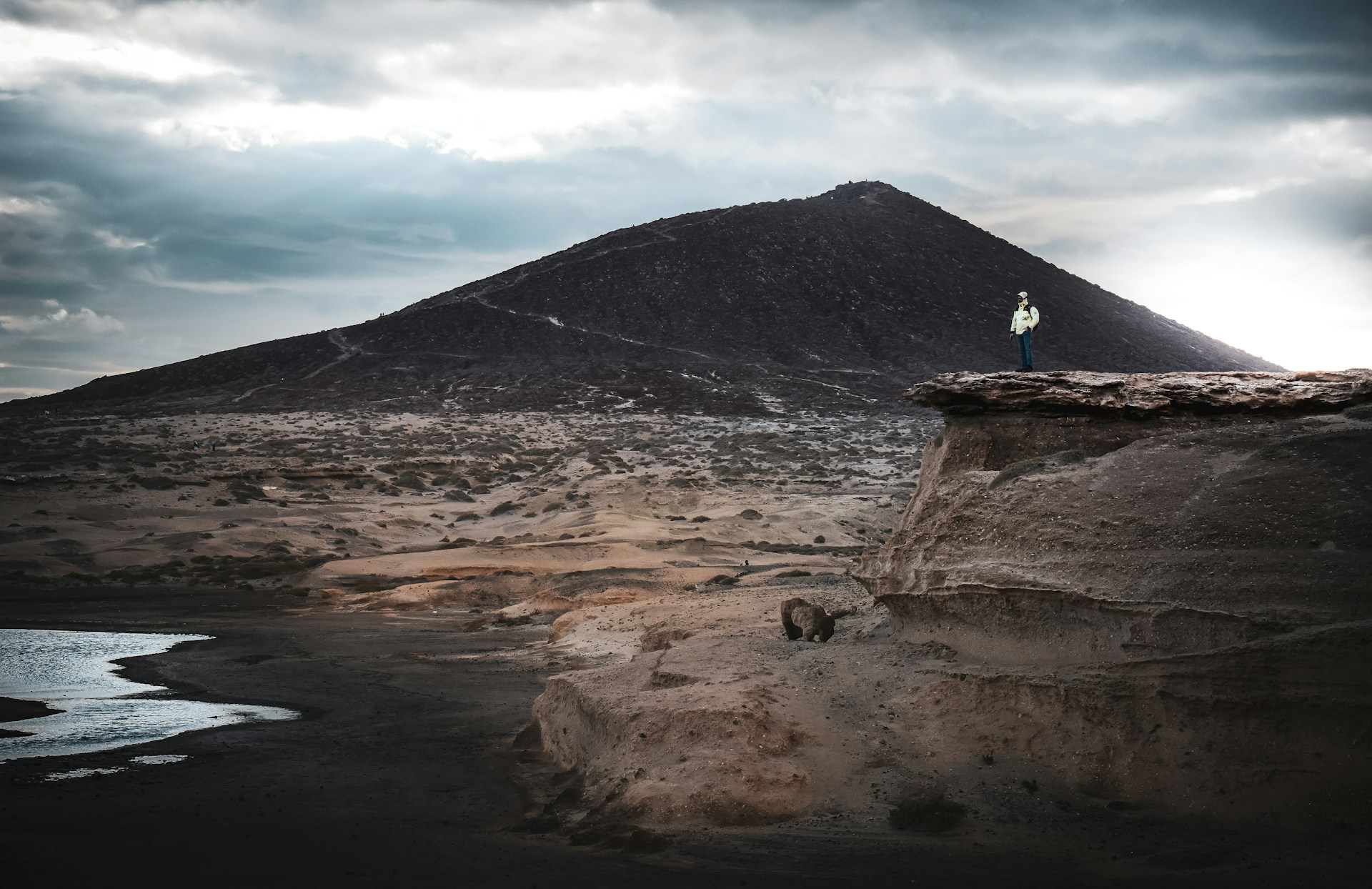 Mount Teide volcano rising above clouds, Tenerife Canary Islands