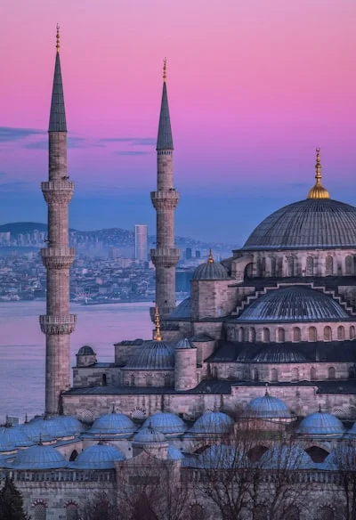 Hagia Sophia at golden hour — Istanbul Turkey